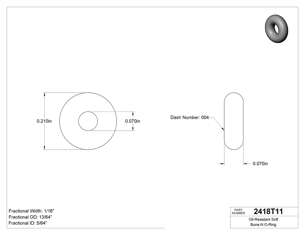 Technical drawing - 2418T11